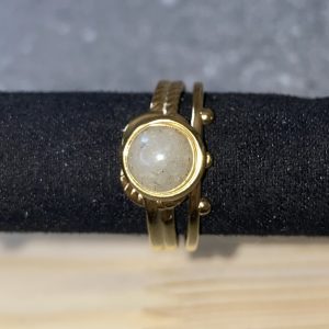 bague labradorite réglable