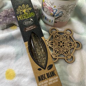 Encens smudge Ecocert Herbio musc blanc 20g