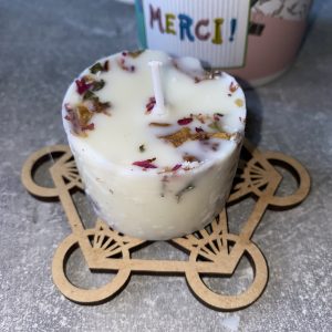 bougie artisanale rituel "amour"