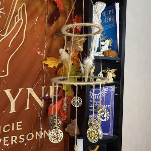 Mobile chakras avec pierres incrustées artisanal